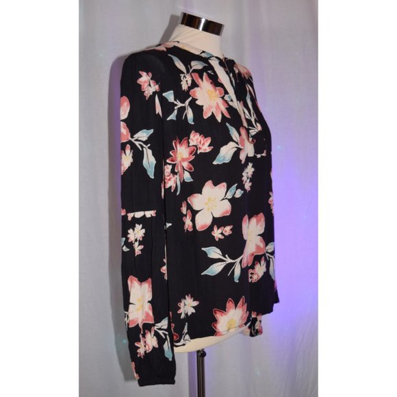 Billabong Floral Blouse size small - Picture 3 of 7